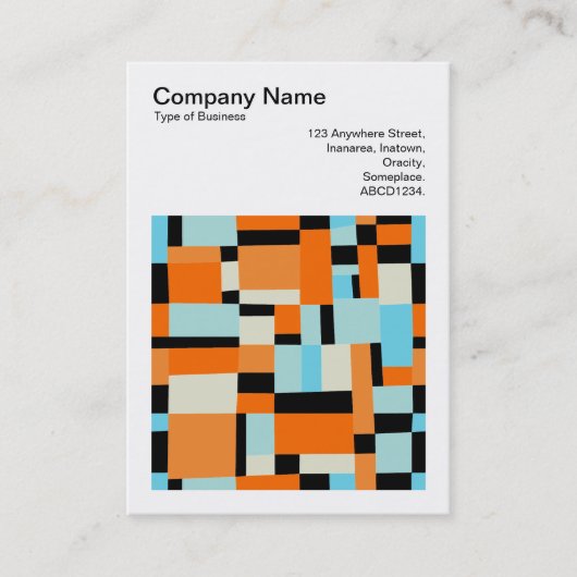 角写真(v3) -抽象芸術180316 名刺 (正面)