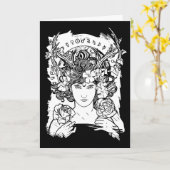 角化した女神、すべての行事 カード (黄色い花)