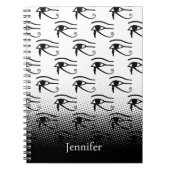 角型の目の名前をカスタムする ノートブック (正面)