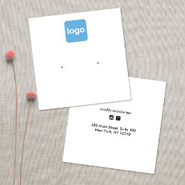 角型アドロガスタッドイヤリングHOlderディスプレイカード