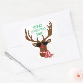 角型ステッカー、光沢 スクエアシール (封筒)