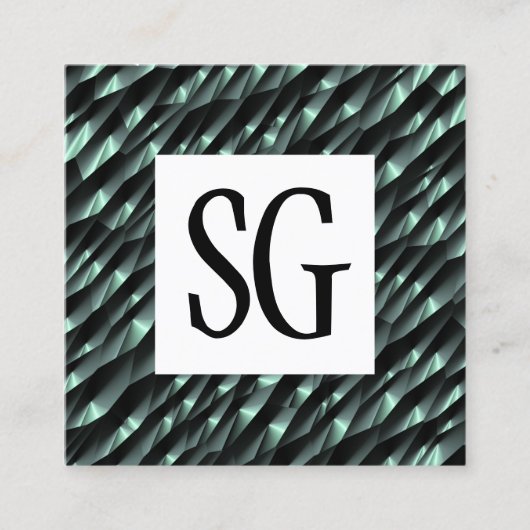 角型パネル - イニシャル - 190716(04) スクエア名刺 (正面)