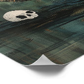 角型マーメイドムーンウィッチーAIアートマットバリュー ポスター (角)