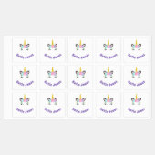 角型ユニコーン防水名ラベル ラベル (シート)