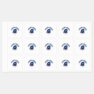 角型接着剤/防水ラベル ラベル