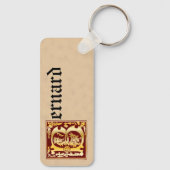 角型神話の生物装飾用大文字B キーホルダー (裏面)