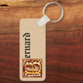 角型神話の生物装飾用大文字B キーホルダー (裏面)