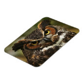 角型素晴らしフクロウ密着型フレキシブル写真磁石 マグネット (左側)