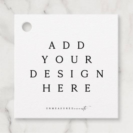 角型/丸型タグ印刷 フェイバータグ (正面)