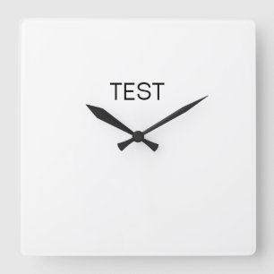 角壁時計のテスト スクエア壁時計