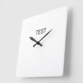 角壁時計のテスト スクエア壁時計 (傾斜)