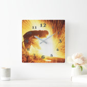 角壁時計用溶接機イメージ スクエア壁時計 (ホーム)