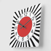 角壁時計、モダンデザイン スクエア壁時計 (傾斜)