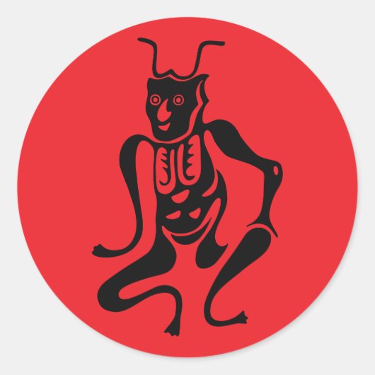 角大師守護記号-01 ラウンドシール (正面)