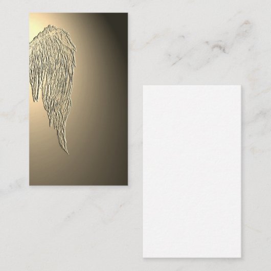 角度によっては翼の金軽い名刺が飛びます 名刺 (正面/裏面)