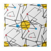 角度ジオメトリレトロパターン タイル (正面)