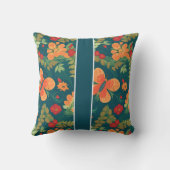 角度付きサンビームキャタピラーフローラカラーパターン クッション (裏面)