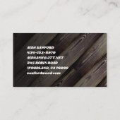 角度付き木製タイル 名刺 (裏面)