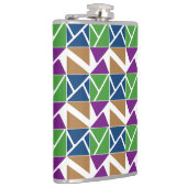 角度内の違う三角形グラフィックデザイン フラスク (右)