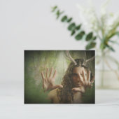 角張った神の森はがき ポストカード (スタンド正面)