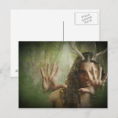 角張った神の森はがき ポストカード (正面/裏面)