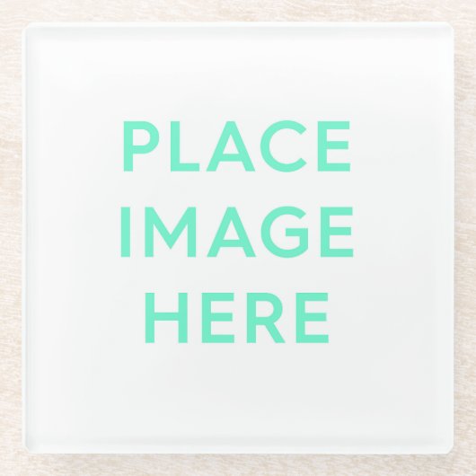 角形ガラスコースター ガラスコースター (正面)