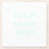 角形ガラスコースター ガラスコースター (裏面)