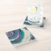 角形ガラスコースター ガラスコースター (アングル)