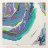 角形ガラスコースター ガラスコースター (正面)