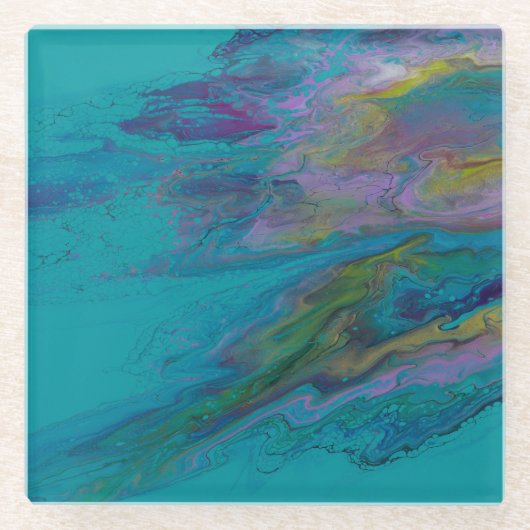 角形ガラスコースター ガラスコースター (正面)