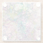 角形ガラスタイルのコースター ガラスコースター (裏面)