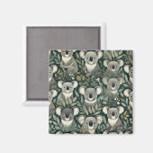 角形コアラ磁石 マグネット (正面/裏面)