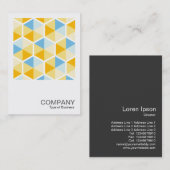 角形写真0547 – 六角形パターン03 名刺 (正面/裏面)