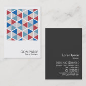 角形写真0549 – 六角形パターン05 名刺 (正面/裏面)