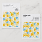 角形写真(v3) – 六角形パターン03 名刺 (正面/裏面)
