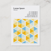 角形写真(v3) – 六角形パターン03 名刺 (裏面)