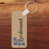 角形植物装飾首都F キーホルダー (裏面)