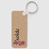 角形植物装飾首都I キーホルダー (裏面)