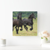 角時計 – カスタマイズ スクエア壁時計 (ホーム)