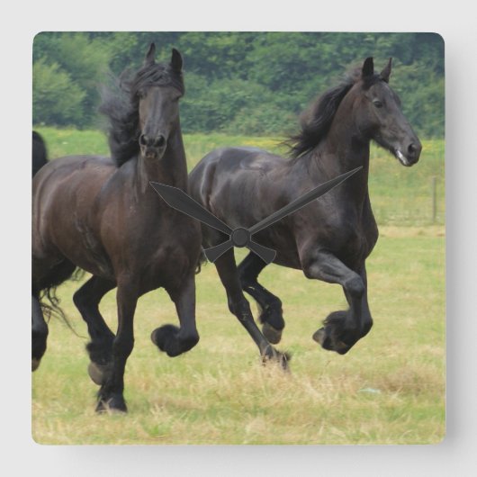 角時計 – カスタマイズ スクエア壁時計 (正面)