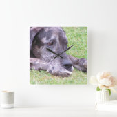 角時計 – カスタマイズ スクエア壁時計 (ホーム)