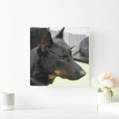 角時計 – カスタマイズ スクエア壁時計 (ホーム)