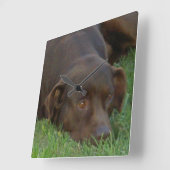 角時計 – カスタマイズ スクエア壁時計 (傾斜)