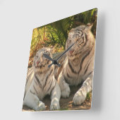 角時計 – カスタマイズ スクエア壁時計 (傾斜)