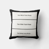 角枕に自分の6 6枚のワイド写真 クッション (裏面)