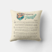 角枕考えに祈は クッション (裏面)