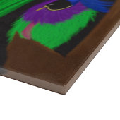 角柱フクロウイラストレーション カッティングボード (角)