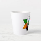 角柱フラクタルラテMug カフェラテマグ (正面)