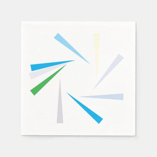 角柱式シャッターナプキン スタンダードカクテルナプキン (正面)