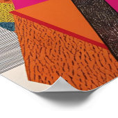 角柱形状バースト ポスター (角)